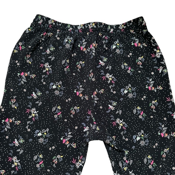 Christopher & Banks M Floral Pull On Relaxed Stretch Waist Pant - Picture 4 of 6